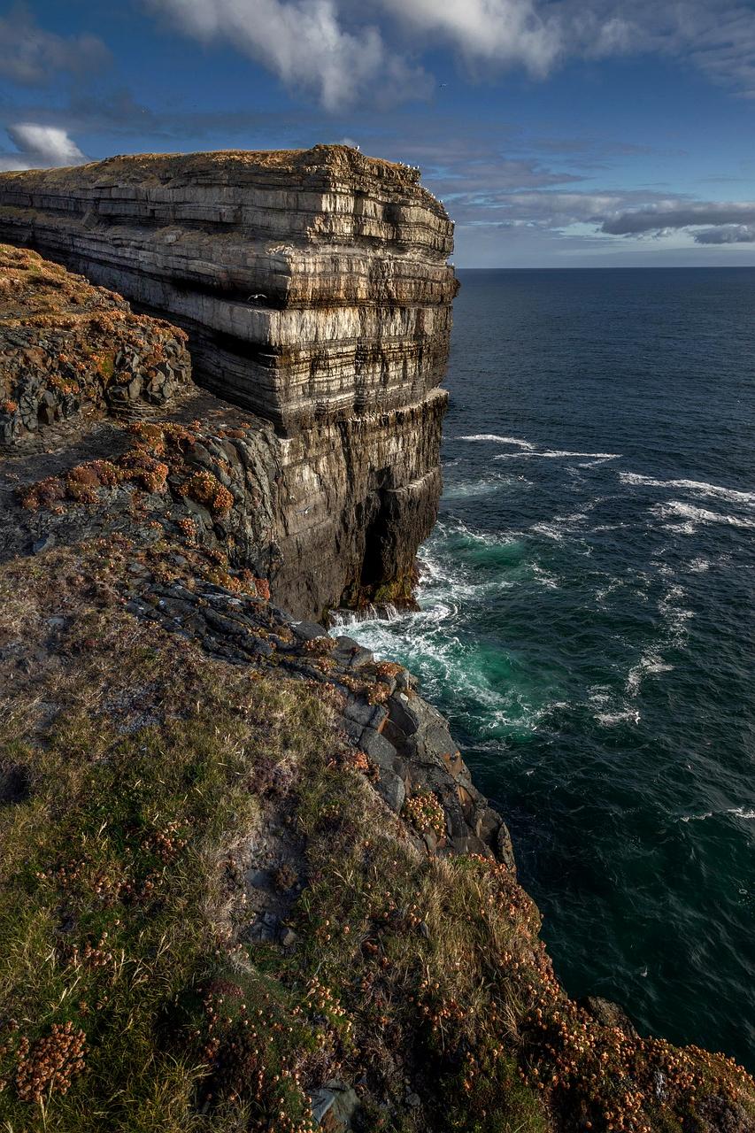 Scenic coastal road in Ireland